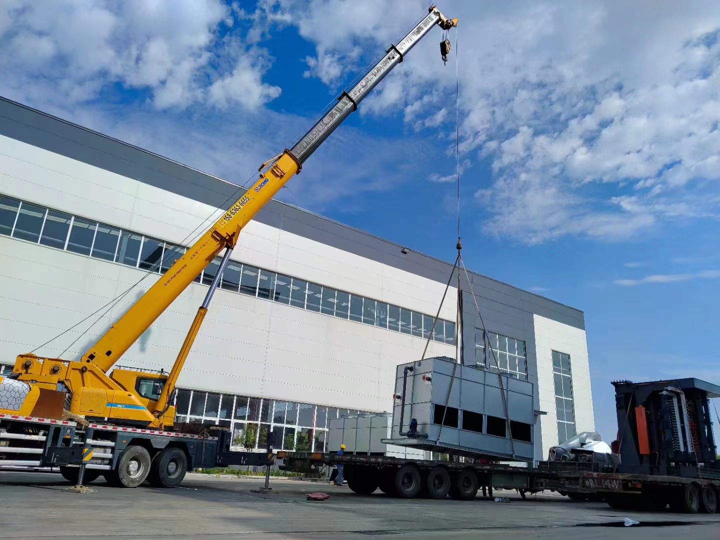 10-ton steel shell furnace shipped to Iraq